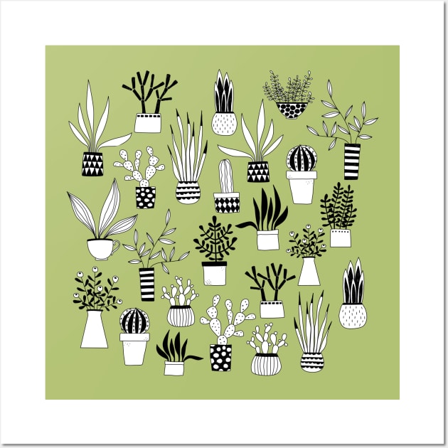 Cactus, Cacti and Succulent Drawings Wall Art by NicSquirrell